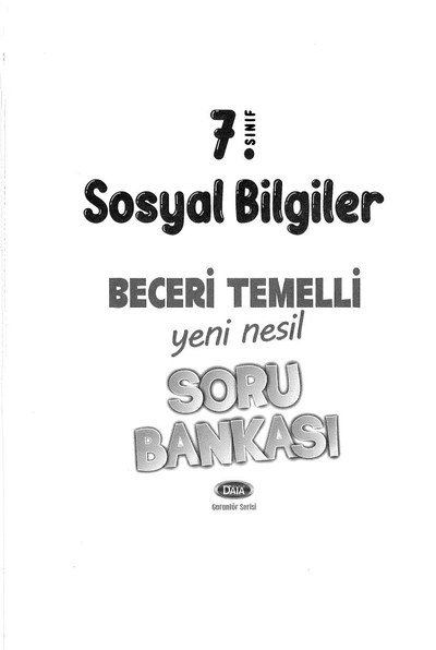 SOSYAL BİLGİLER BECERİ TEMELLİ SORU BANKASI Limon Fotokopi