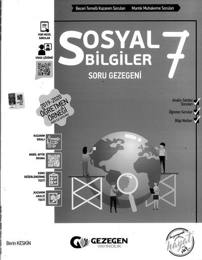 SOSYAL BİLGİLER SORU GEZEGENİ Limon Fotokopi