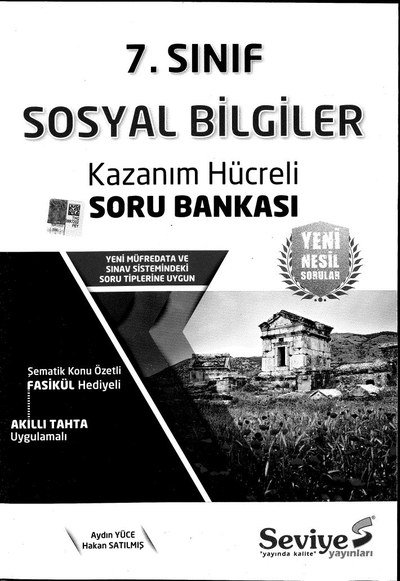 SOSYAL BİLGİLER KAZANIM HÜCRELİ SORU BANKASI Limon Fotokopi