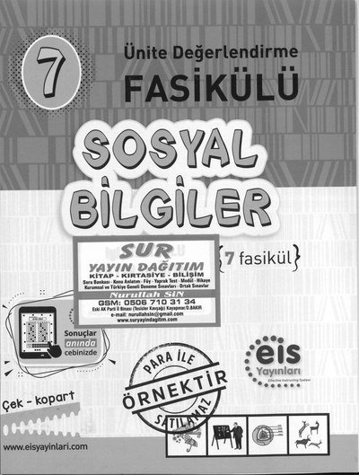 SOSYAL BİLGİLER ÜNİTE DEĞERLENDİRME FASİKÜLÜ