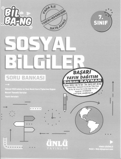 SOSYAL BİLGİLER SORU BANKASI BİL BA-NG