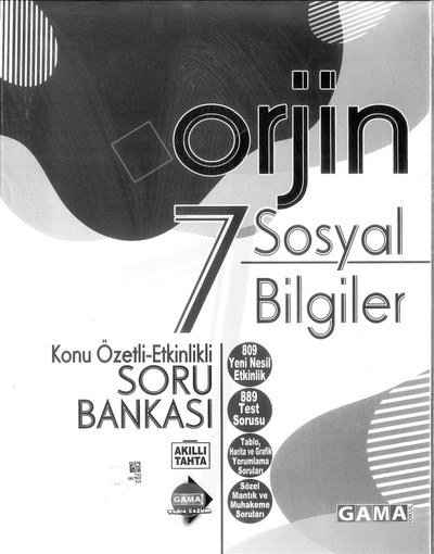 ORJİN SOSYAL BİLGİLER KONU ÖZETLİ SORU BANKASI Limon Fotokopi