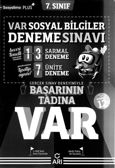 VAR SOSYAL BİLGİLER BAŞARININ TADINA VAR Limon Fotokopi