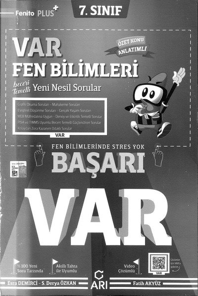 VAR FEN BİLİMLERİ BAŞARI VAR