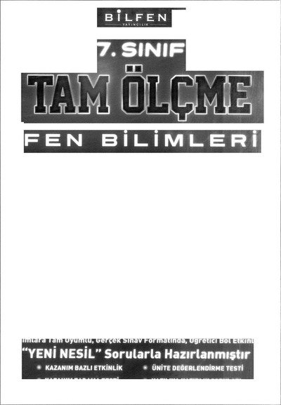 TAM ÖLÇME FEN BİLİMLERİ