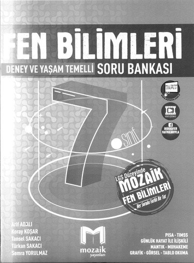 FEN BİLİMLERİ DENEY VE YAŞAM TEMELLİ SORU BANKASI Limon Fotokopi