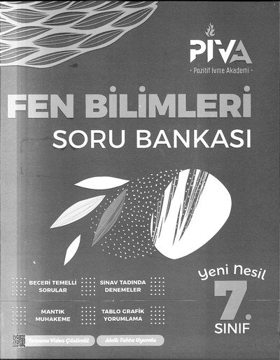 FEN BİLİMLERİ SORU BANKASI Limon Fotokopi