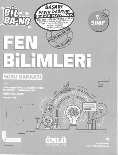 FEN BİLİMLERİ SORU BANKASI Limon Fotokopi