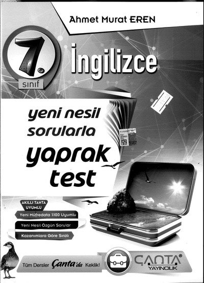 İNGİLİZCE YENİ NESİL SORULARLA YAPRAK TEST Limon Fotokopi