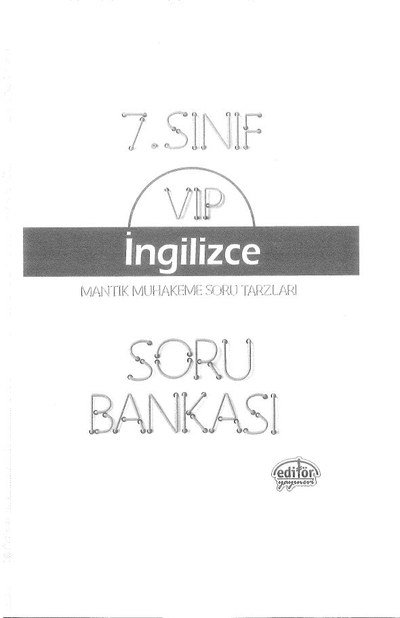 VIP İNGİLİZCE SORU BANKASI Limon Fotokopi