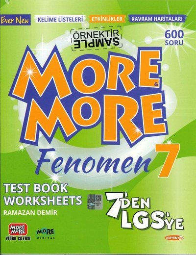 MORE MORE FENOMEN TEST BOOK WORKSHEETS Limon Fotokopi
