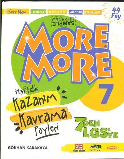 MORE MORE HAFTALIK KAZANIM KAVRAMA FÖYLERİ