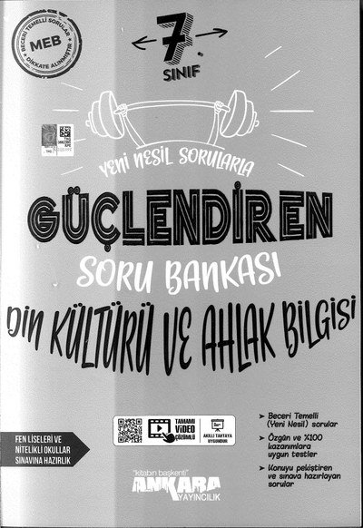 GÜÇLENDİREN SORU BANKASI DİN KÜLTÜRÜ VE AHLAK BİLGİSİ Limon Fotokopi