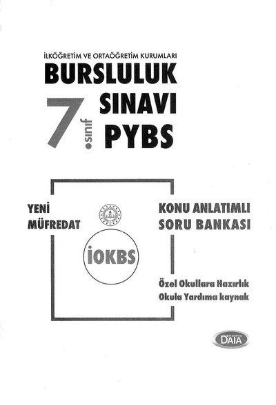 BURSLULUK SINAVI PYBS KONU ANLATIMLI SORU BANKASI Limon Fotokopi