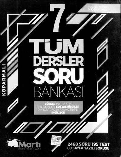 TÜM DERSLER SORU BANKASI