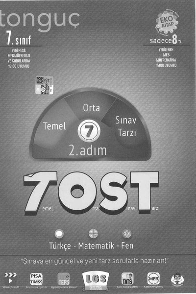 TEMEL ORTA SINAV TARZI 2. ADIM TOST Limon Fotokopi