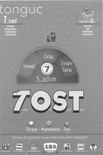 TEMEL ORTA SINAV TARZI 5. ADIM TOST Limon Fotokopi