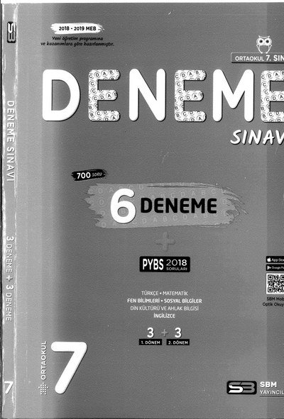 DENEME SINAVI 6 DENEME Limon Fotokopi