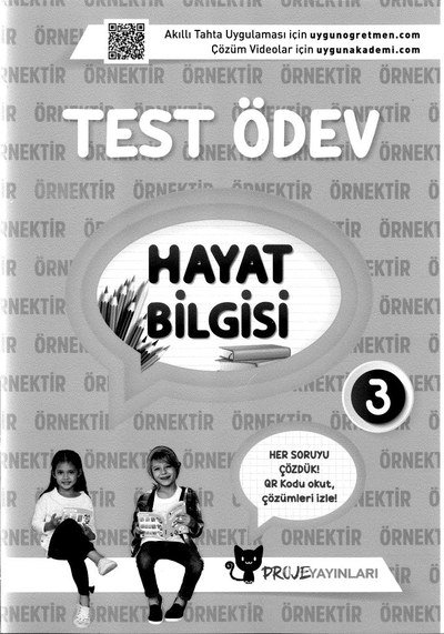 HAYAT BİLGİSİ TEST ÖDEV Limon Fotokopi