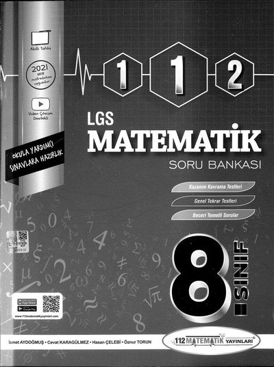 112 MATEMATİK LGS SORU BANKASI