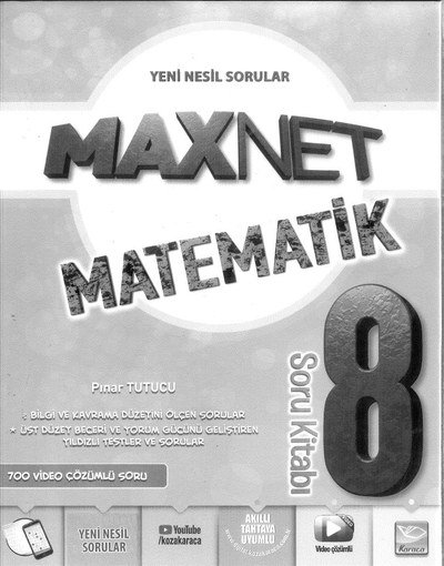 MAXNET MATEMATİK SORU KİTABI
