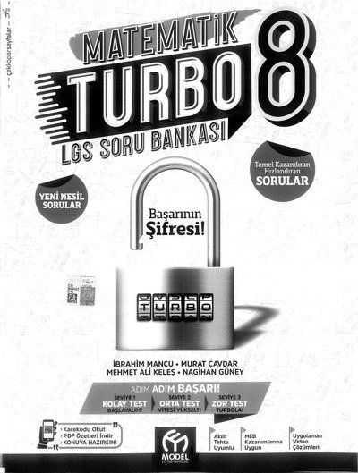 MATEMATİK TURBO LGS SORU BANKASI Limon Fotokopi