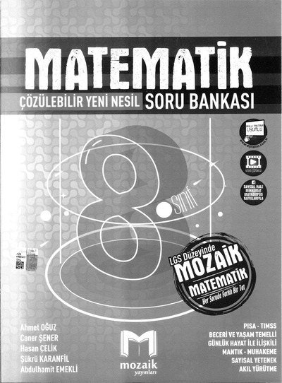 MATEMATİK ÇÖZÜLEBİLİR YENİ NESİL SORU BANKASI Limon Fotokopi