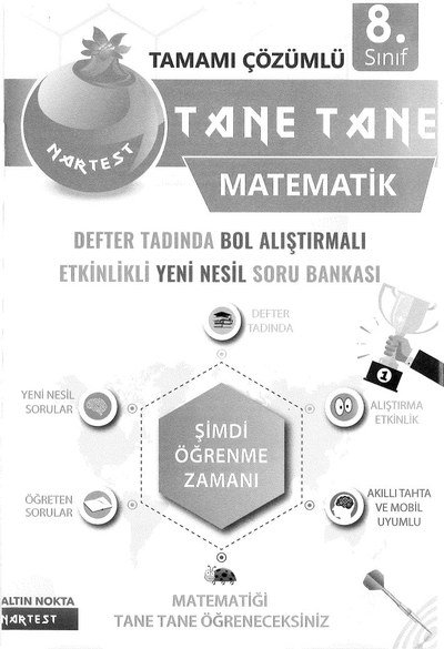 TAMAMI ÇÖZÜMLÜ TANE TANE MATEMATİK Limon Fotokopi