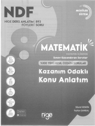 MATEMATİK KAZANIM ODAKLI KONU ANLATIM Limon Fotokopi