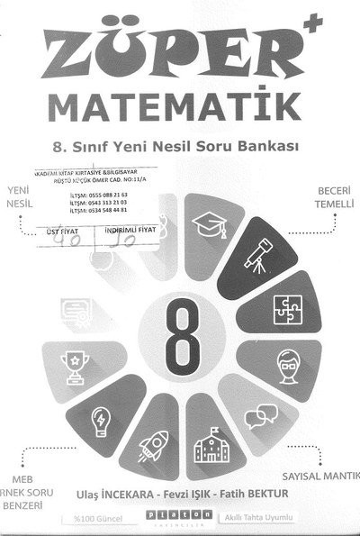 ZÜPER MATEMATİK YENİ NESİL SORU BANKASI