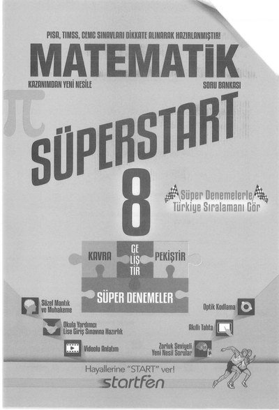 MATEMATİK SORU BANKASI SÜPERSTART Limon Fotokopi