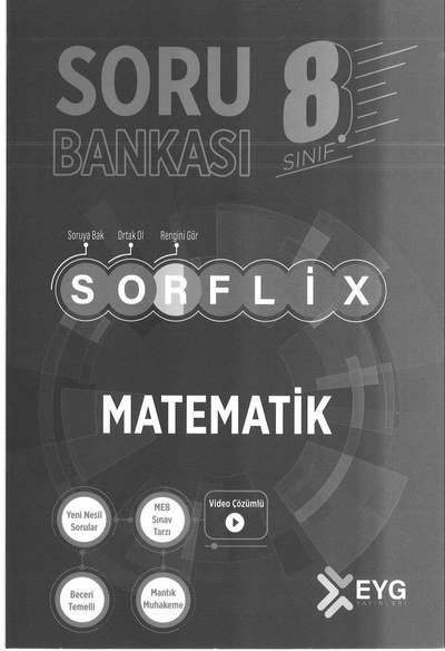 SORU BANKASI SORFLİX MATEMATİK Limon Fotokopi