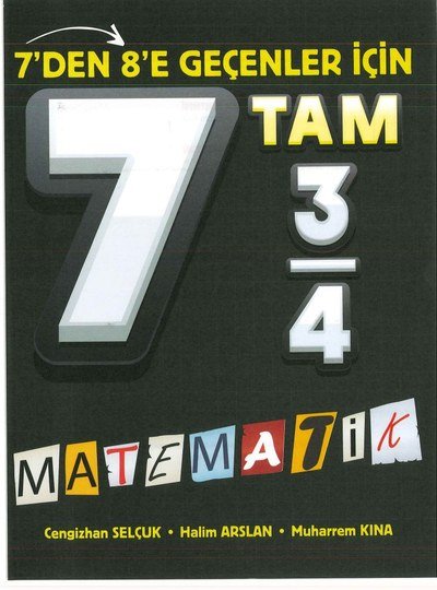 7'DEN 8'E GEÇENLER İÇİN TAM MATEMATİK Limon Fotokopi