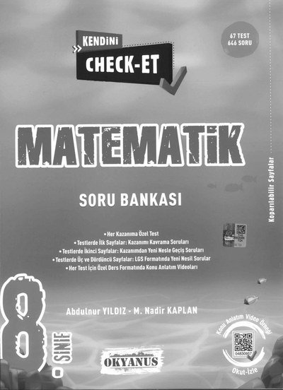 MATEMATİK SORU BANKASI KENDİNİ CHECK-ET