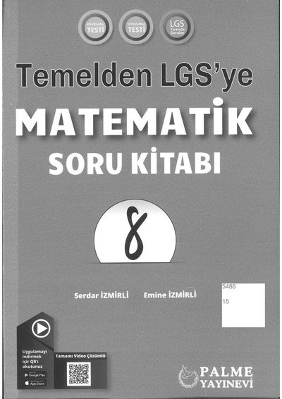 TEMELDEN LGS'YE MATEMATİK SORU KİTABI