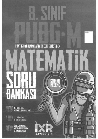 PUBG MATEMATİK SORU BANKASI Limon Fotokopi