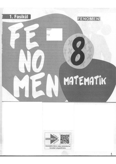 FENOMEN MATEMATİK SORU BANKASI 1. FASİKÜL Limon Fotokopi