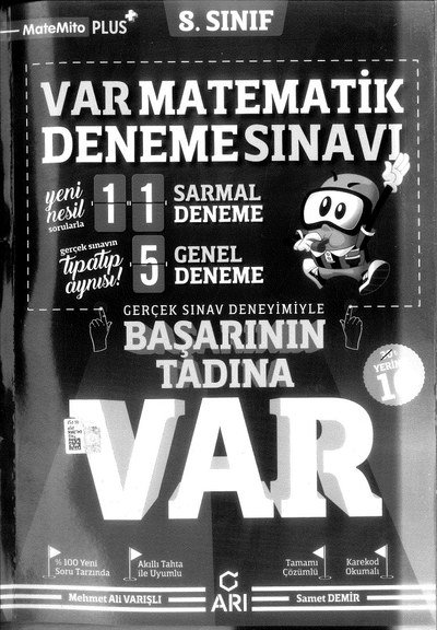VAR MATEMATİK DENEME SINAVI BAŞARININ TADINA VAR Limon Fotokopi