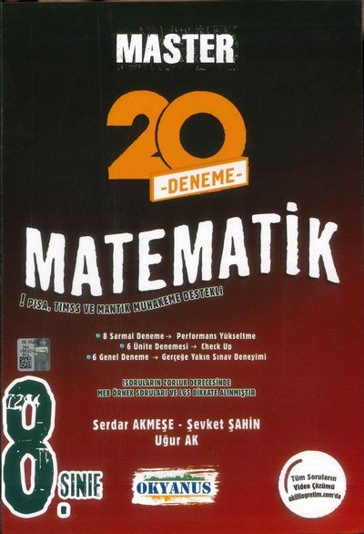 MASTER 20 DENEME MATEMATİK Limon Fotokopi