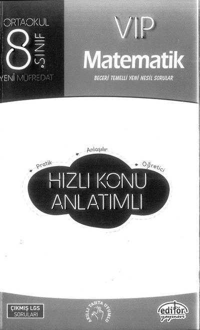 VIP MATEMATİK HIZLI KONU ANLATIMLI Limon Fotokopi