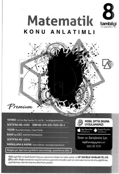 MATEMATİK KONU ANLATIMLI PREMİUM