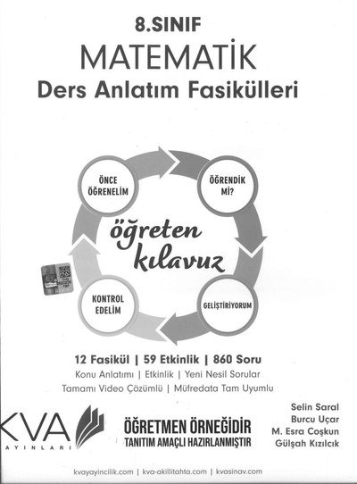 MATEMATİK DERS ANLATIM FASİKÜLLERİ