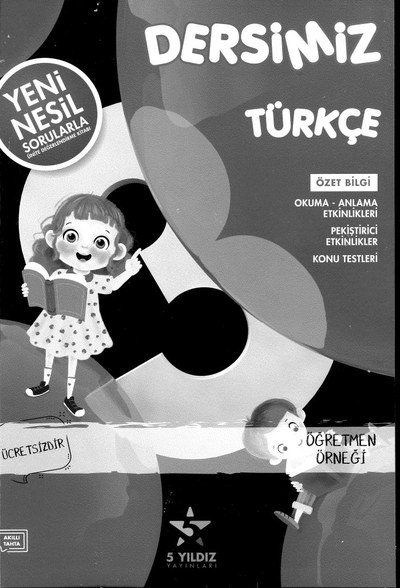 DERSİMİZ TÜRKÇE Limon Fotokopi