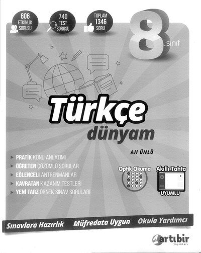 TÜRKÇE DÜNYAM Limon Fotokopi
