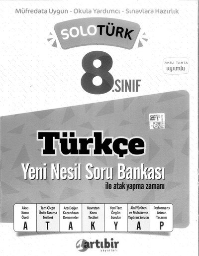 TÜRKÇE YENİ NESİL SORU BANKASI Limon Fotokopi