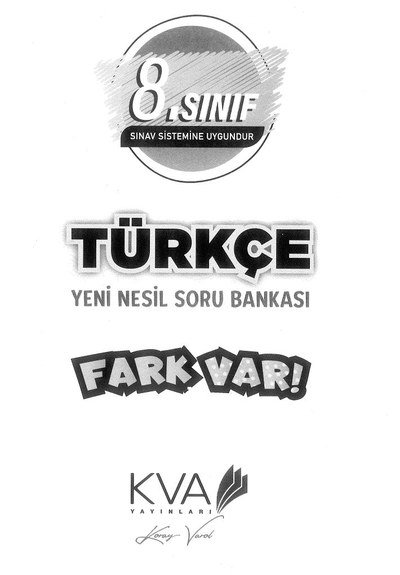 TÜRKÇE YENİ NESİL SORU BANKASI FARK VAR Limon Fotokopi