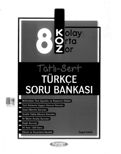 TATLI SERT TÜRKÇE SORU BANKASI Limon Fotokopi