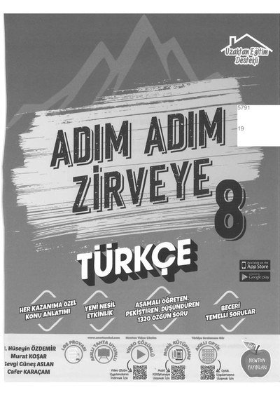 ADIM ADIM ZİRVEYE TÜRKÇE Limon Fotokopi