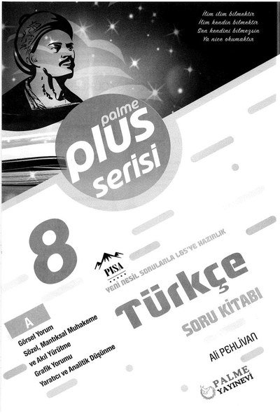 PLUS SERİSİ TÜRKÇE SORU KİTABI Limon Fotokopi