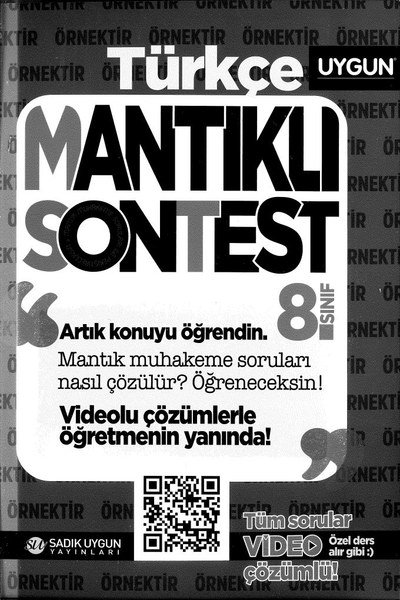 TÜRKÇE MANTIKLI SON TEST Limon Fotokopi